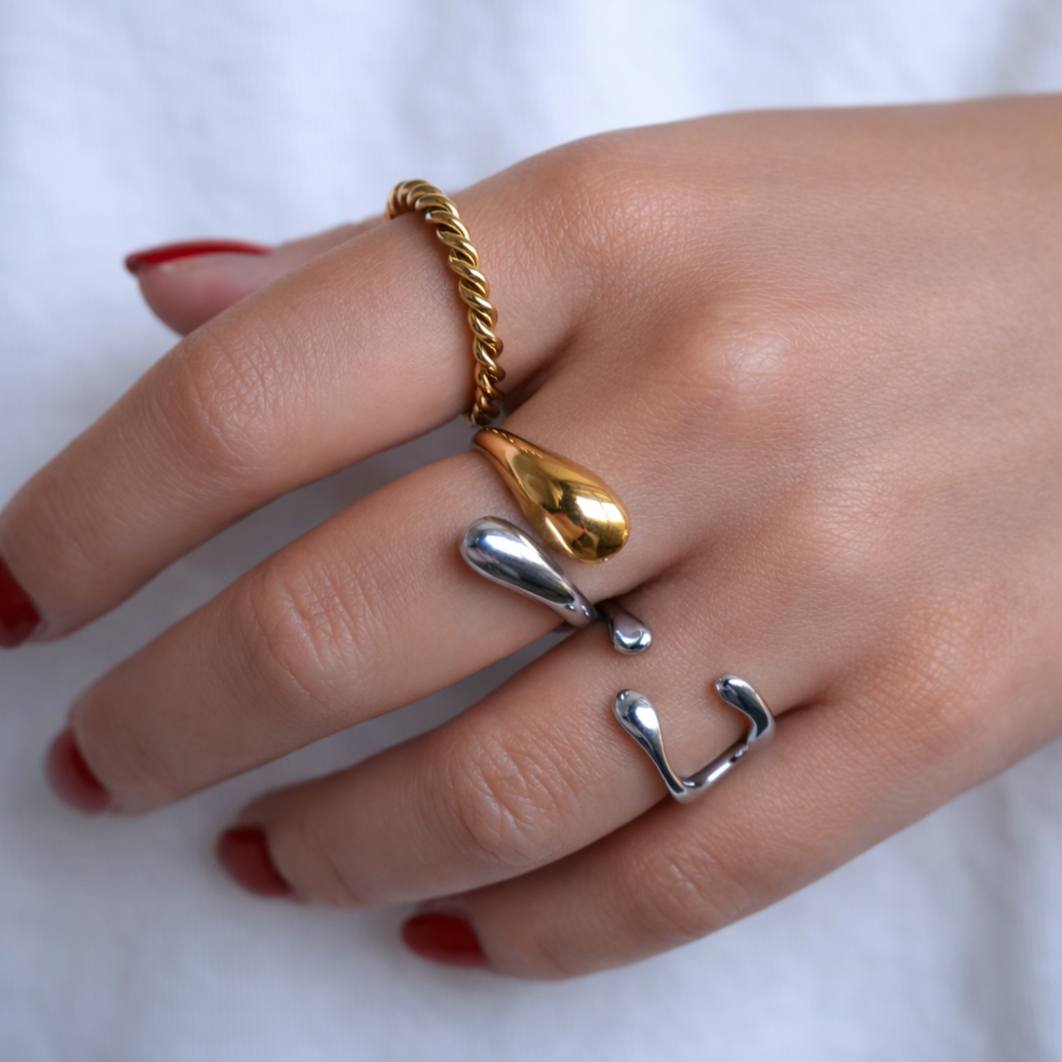 Crossover Ring | Größenverstellbar