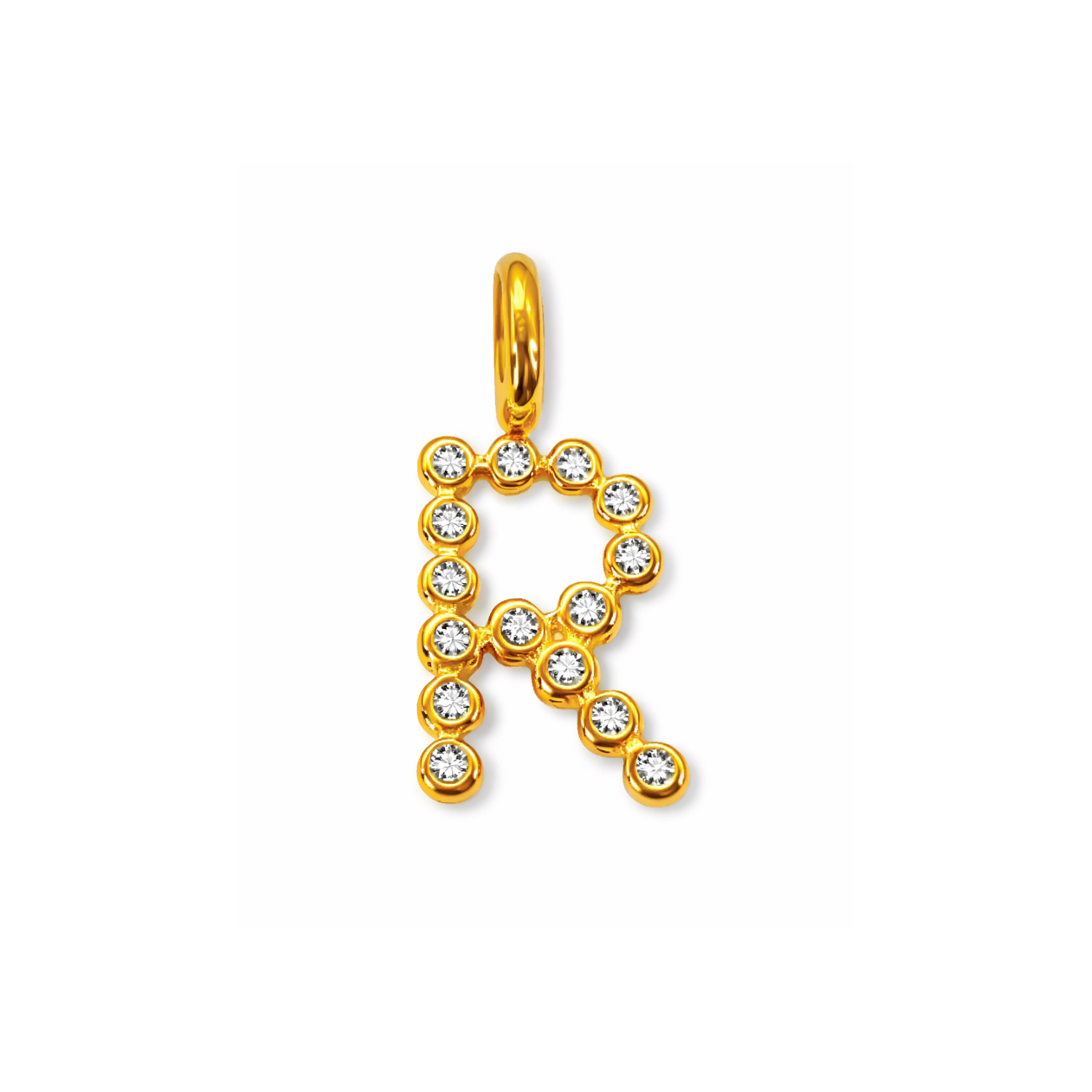 Shiny Letter Charm