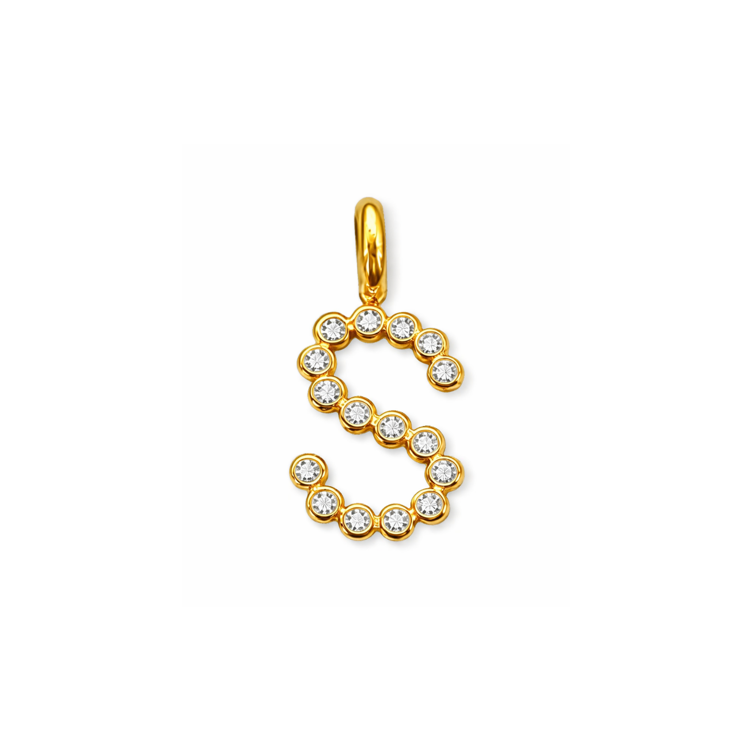 Shiny Letter Charm