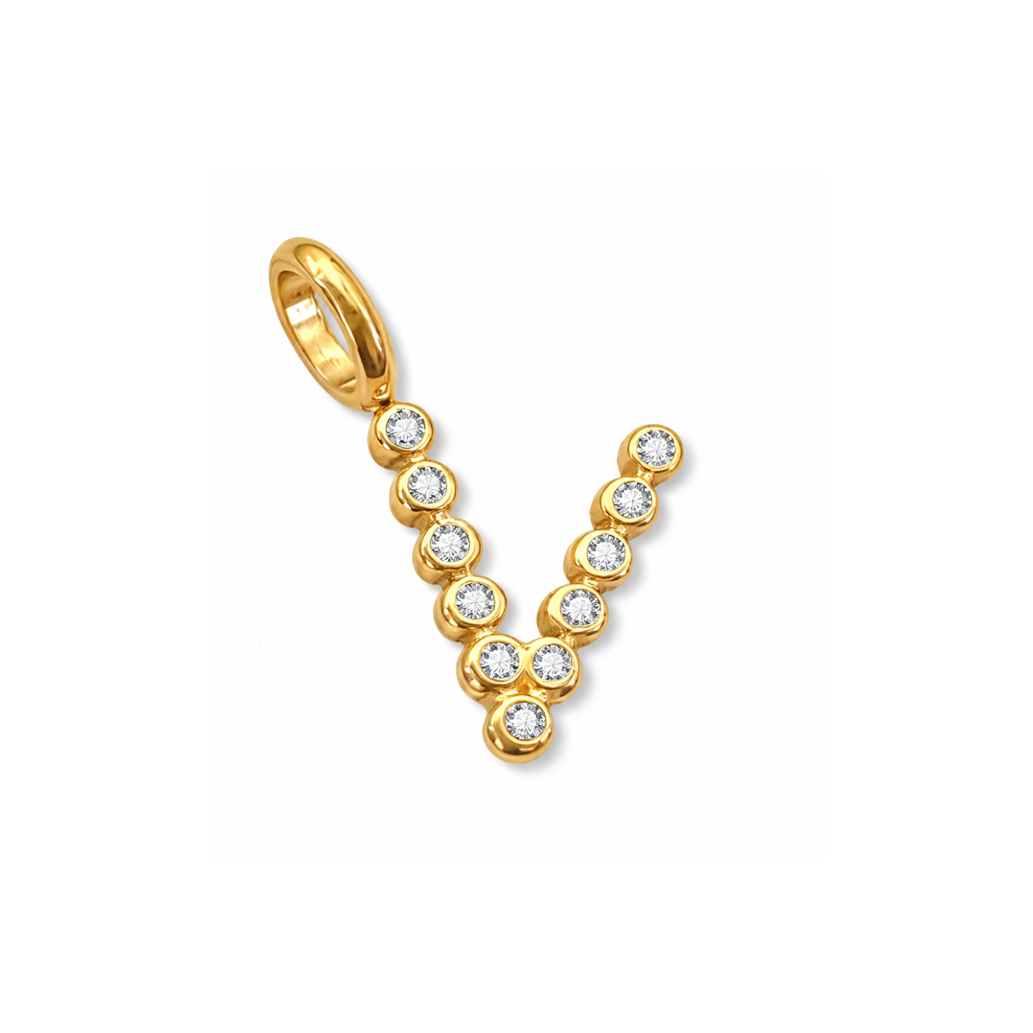 Shiny Letter Charm
