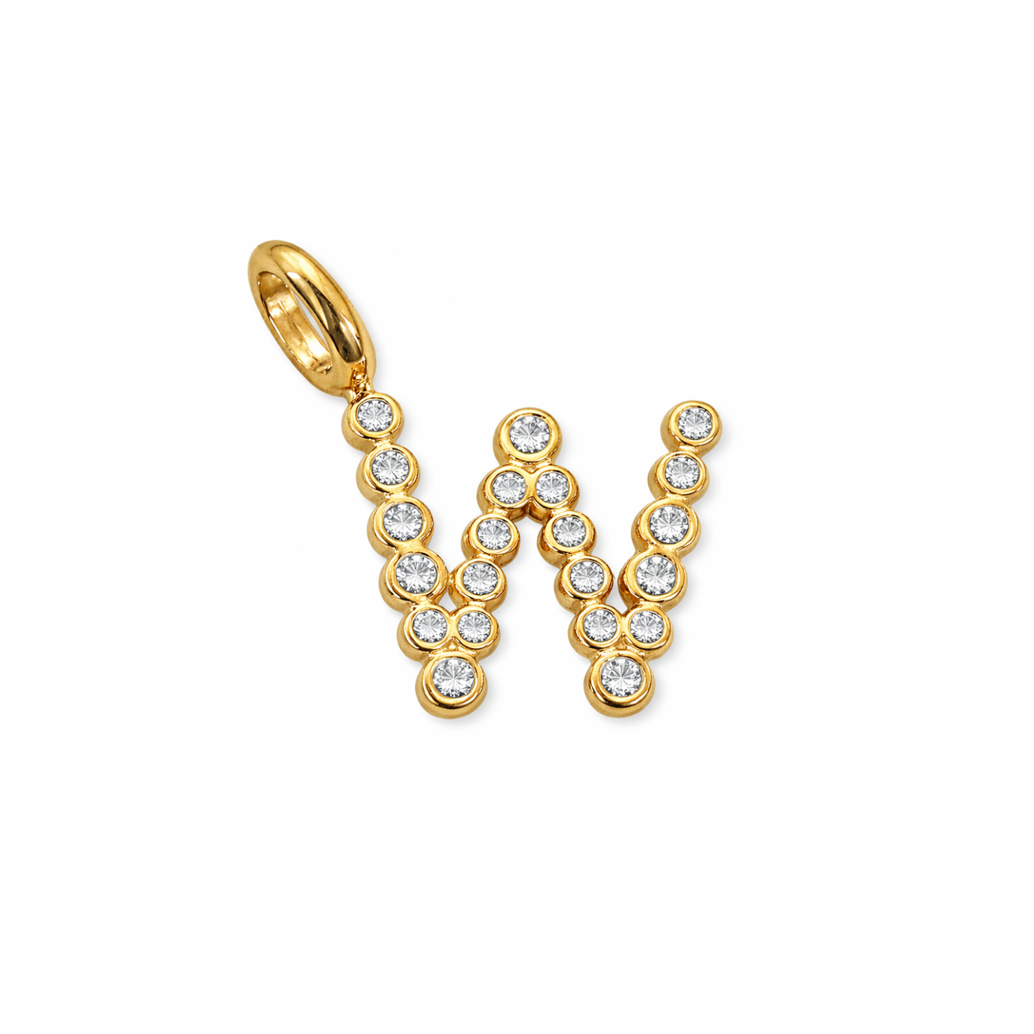 Shiny Letter Charm