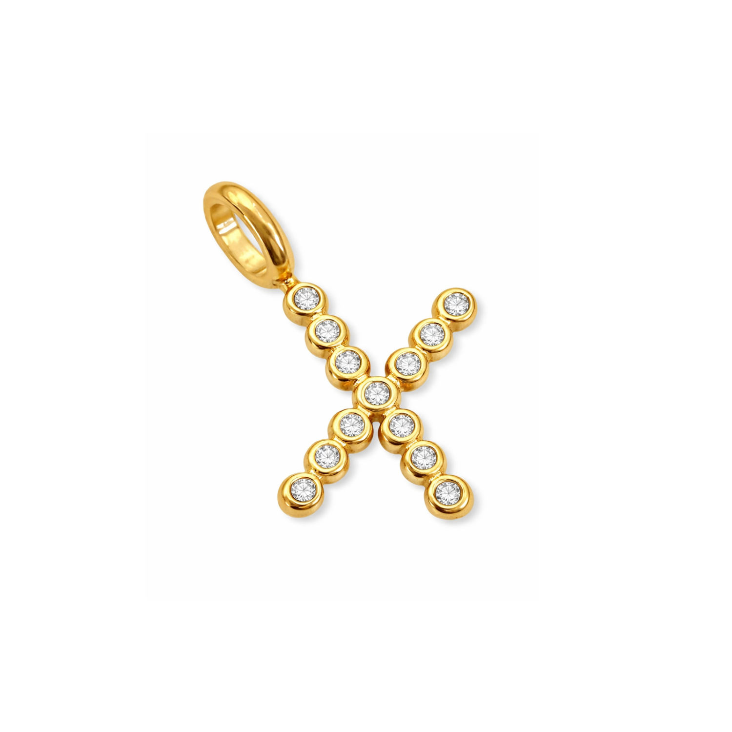 Shiny Letter Charm