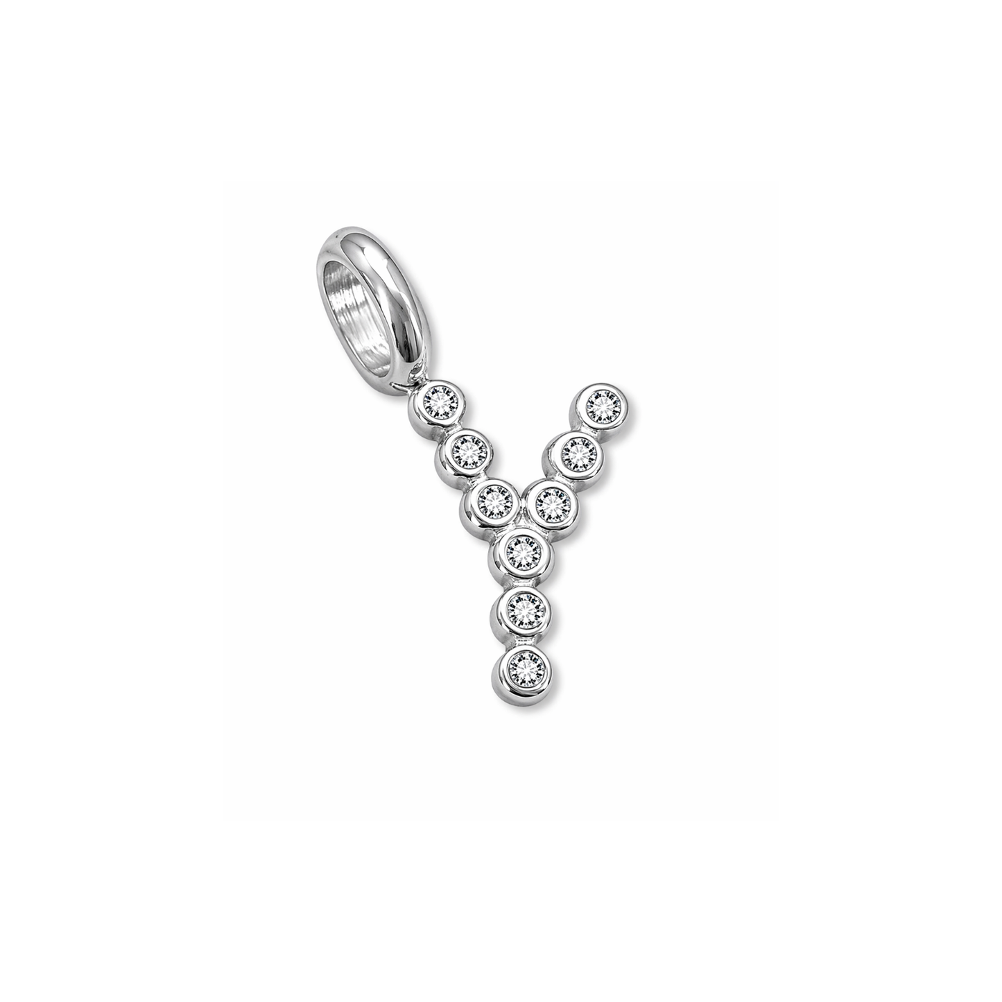 Shiny Letter Charm