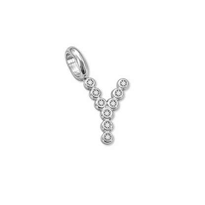 Shiny Letter Charm