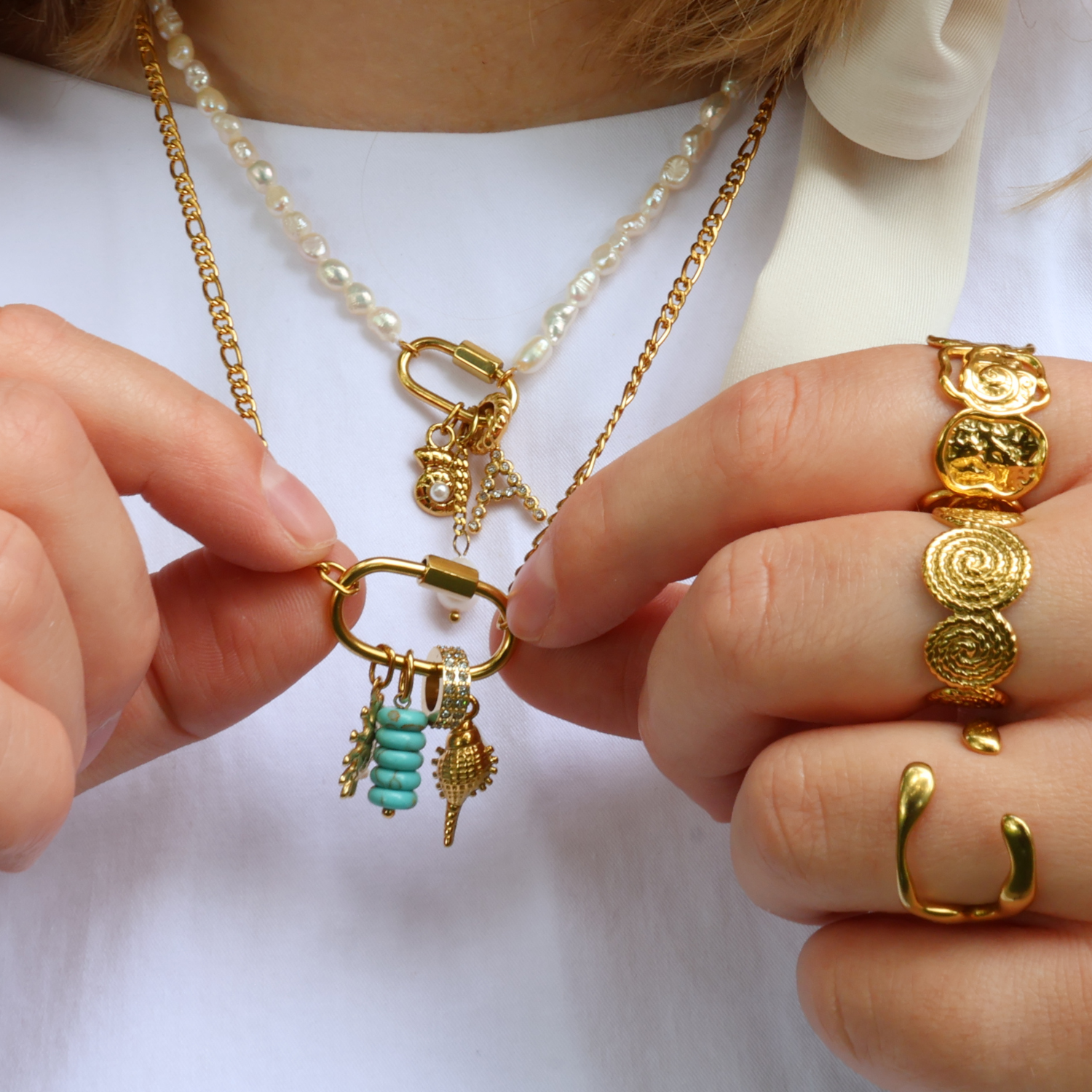 Summer Spiral Ring | Größenverstellbar