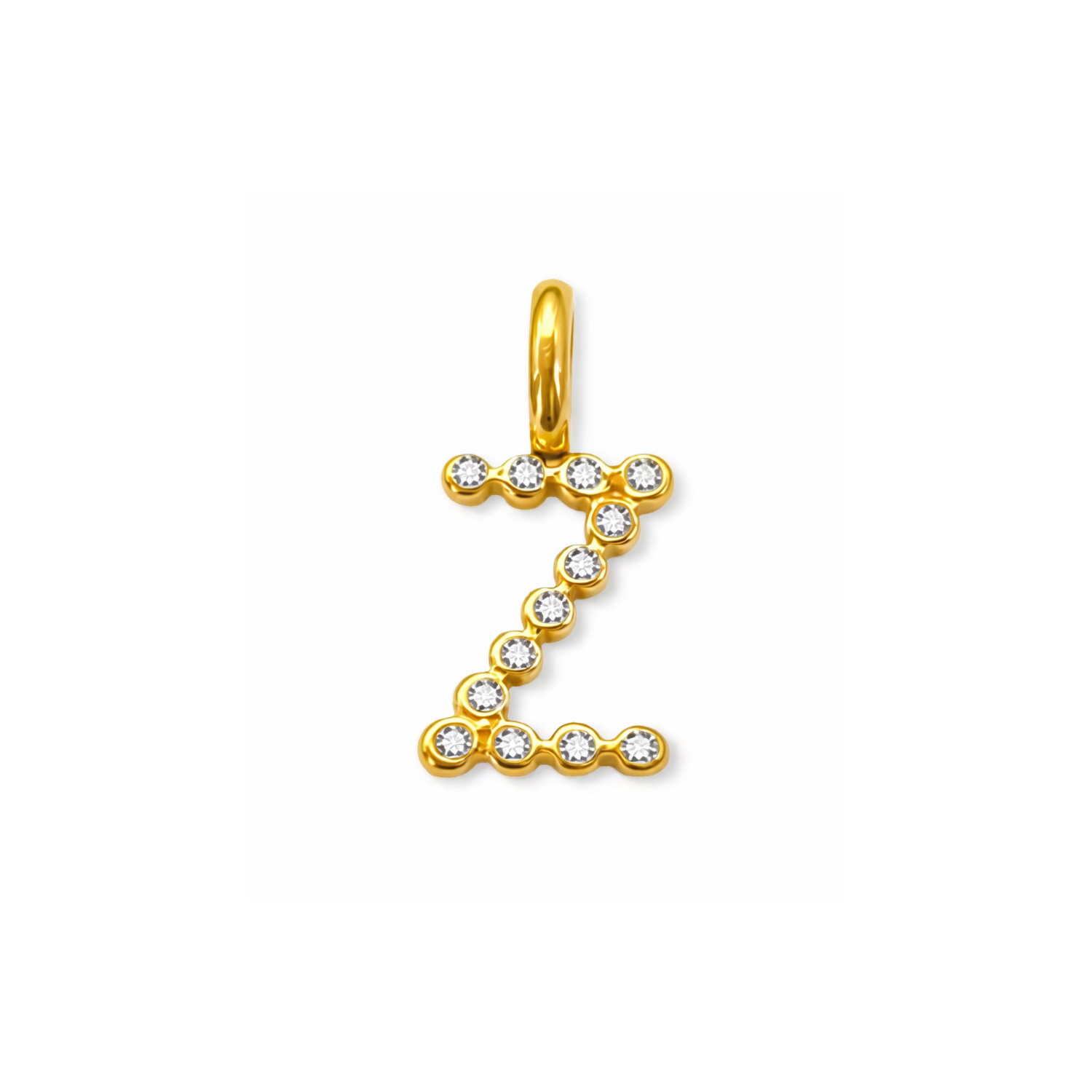 Shiny Letter Charm