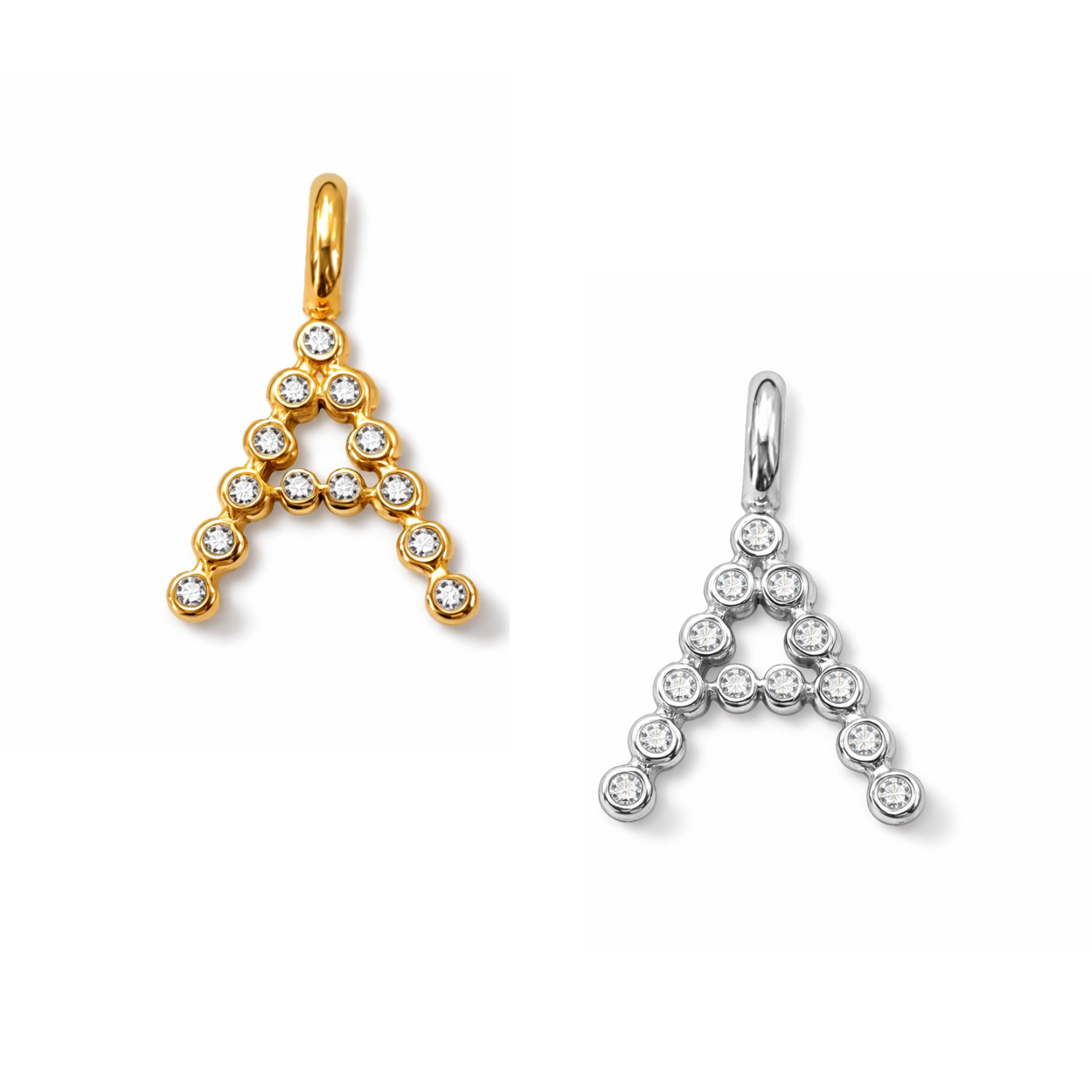 Shiny Letter Charm
