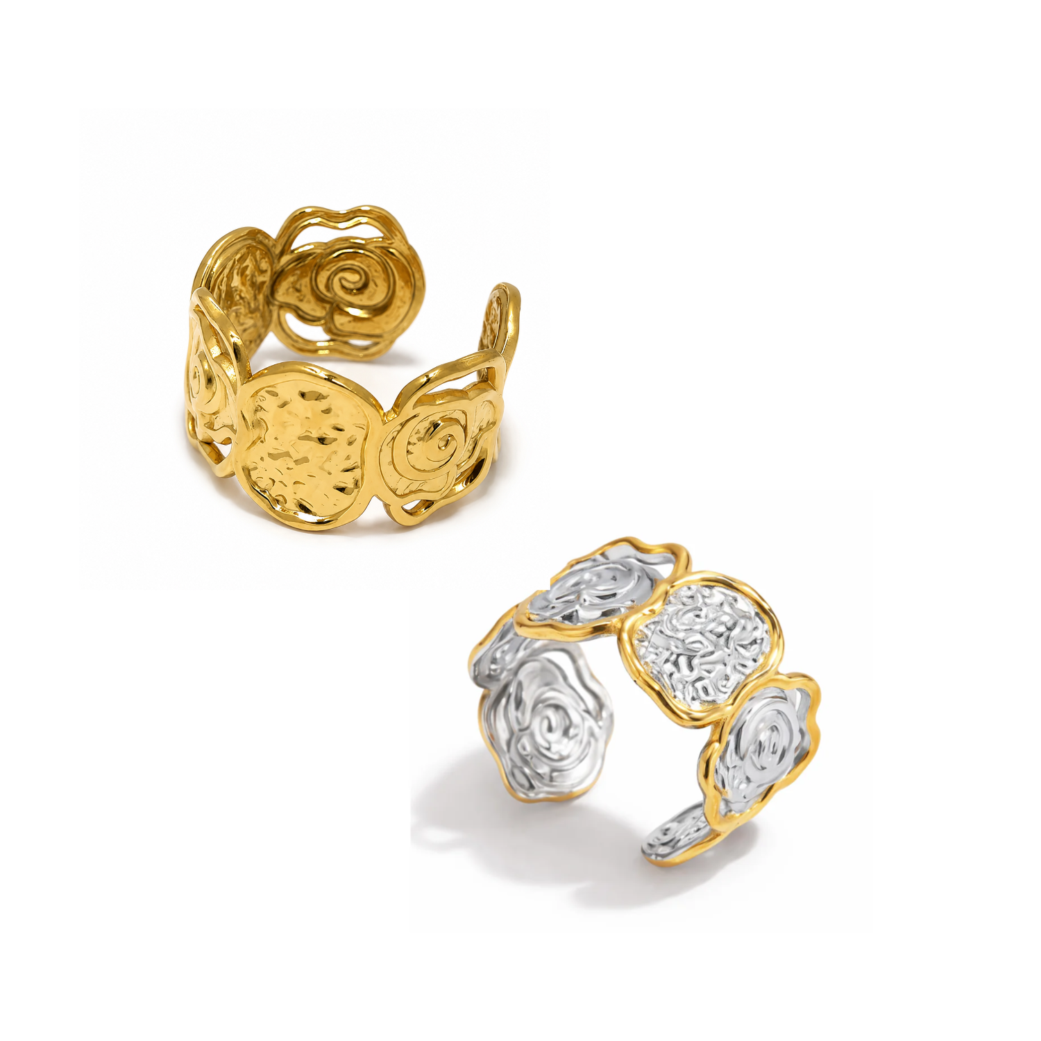 GRÖßENVERSTELLBARE RINGE