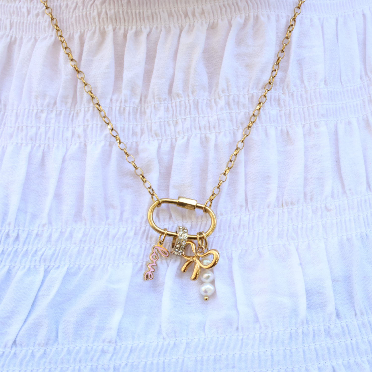 LULO love Charm | Rose Quartz
