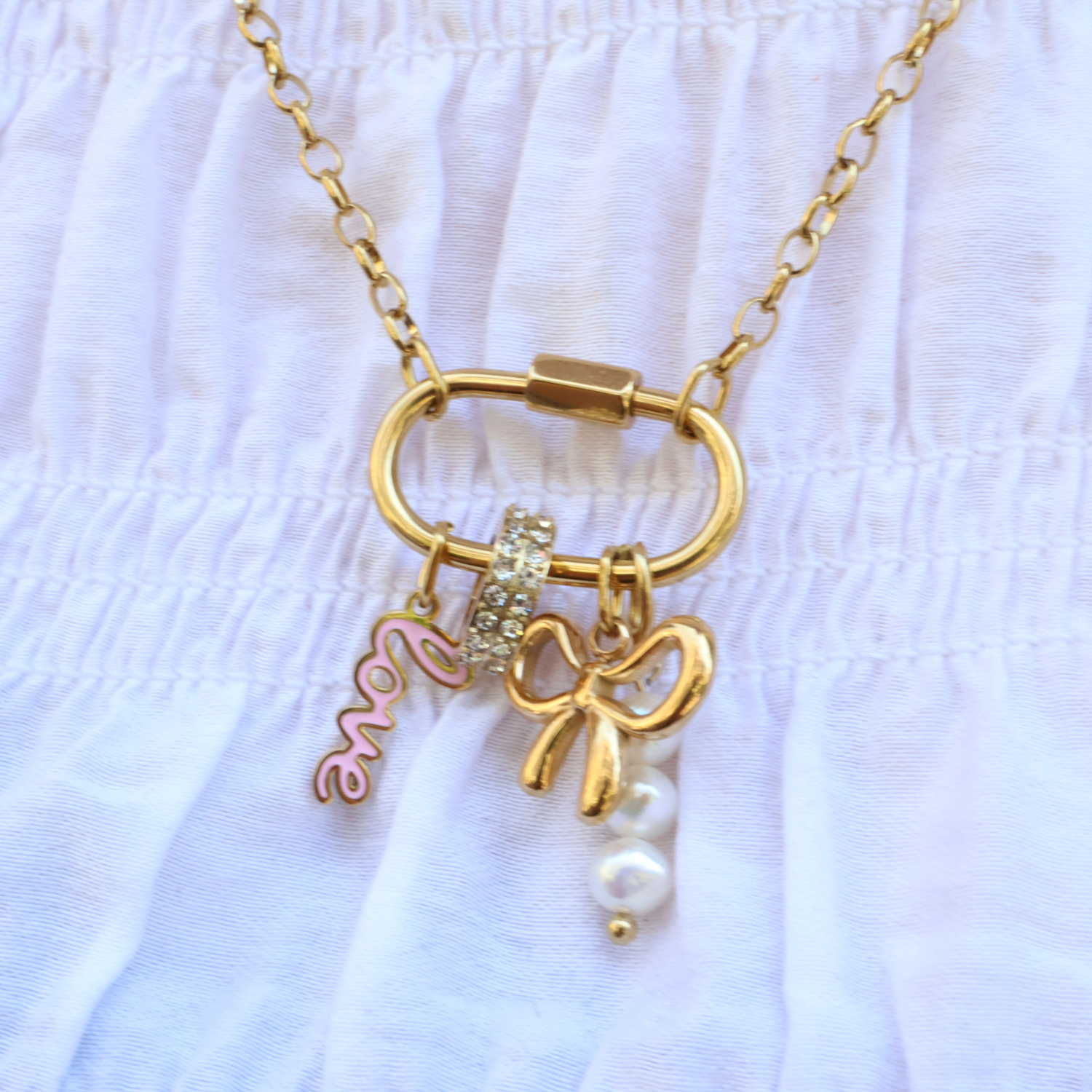 LULO love Charm | Rose Quartz