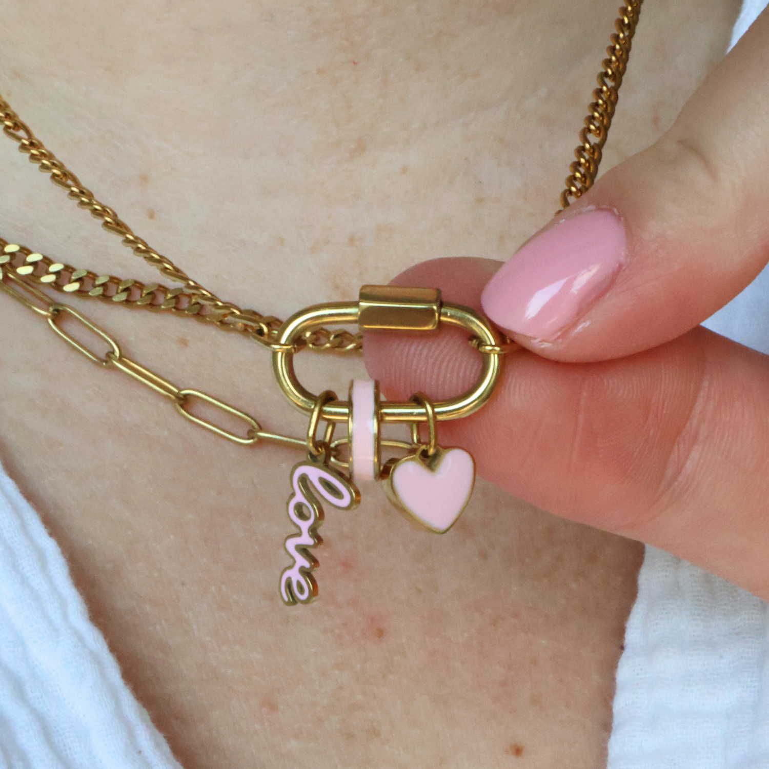 I like pink | Charm Set