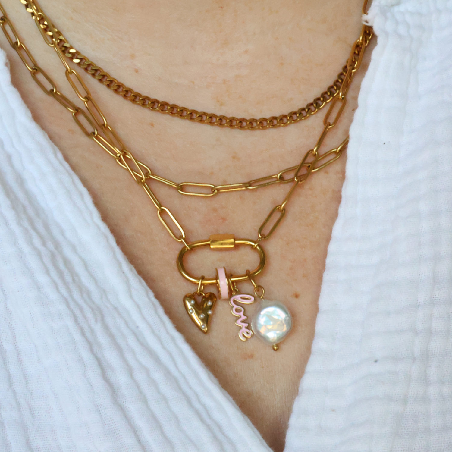 LULO love Charm | Rose Quartz