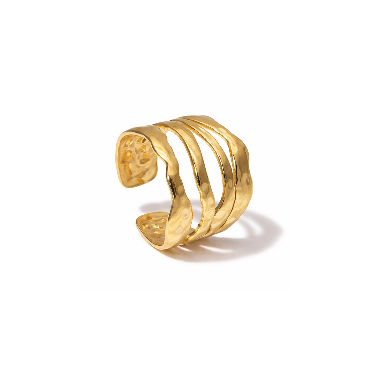 Hammered Ring | Größenverstellbar