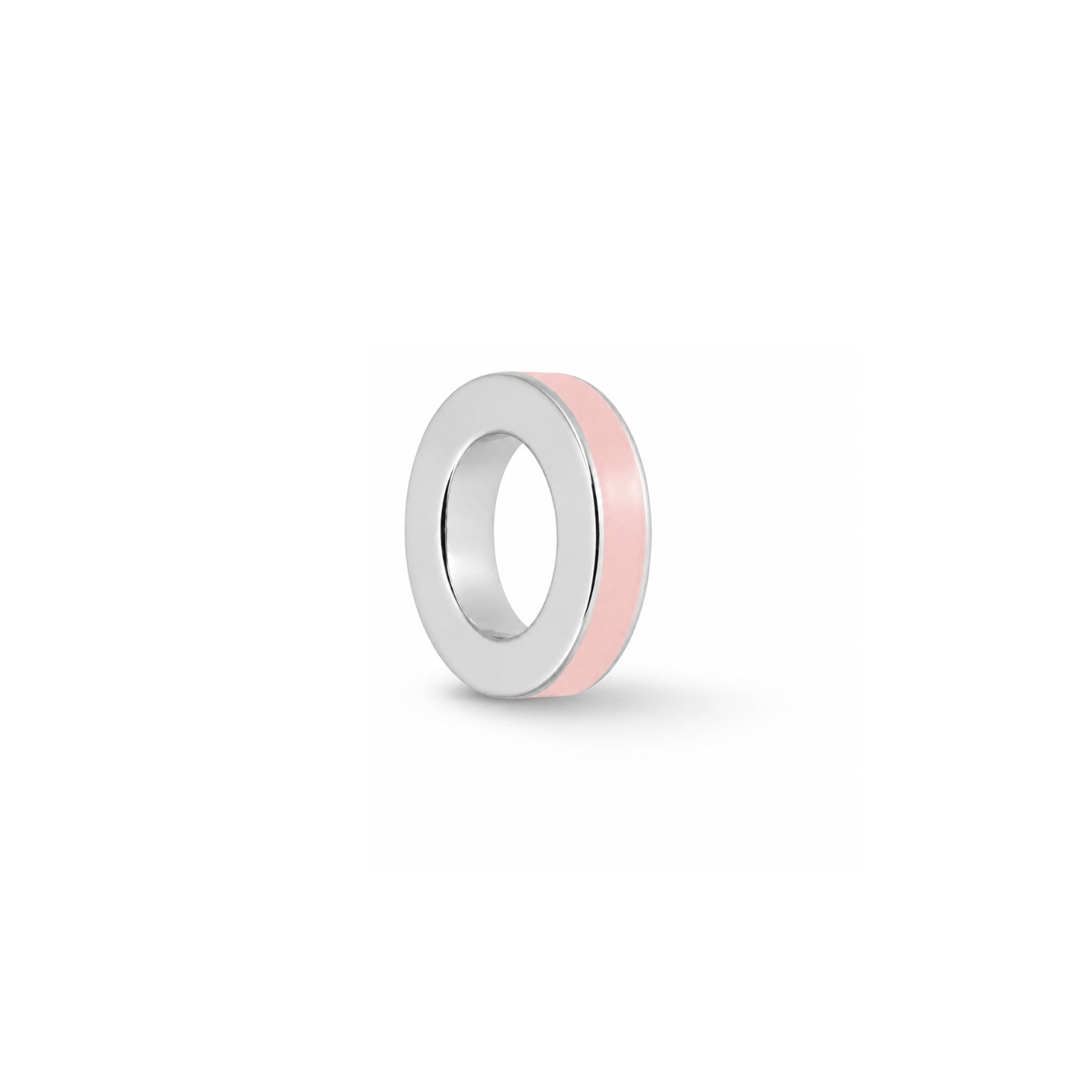 Colored Charm Divider | Rose Quartz