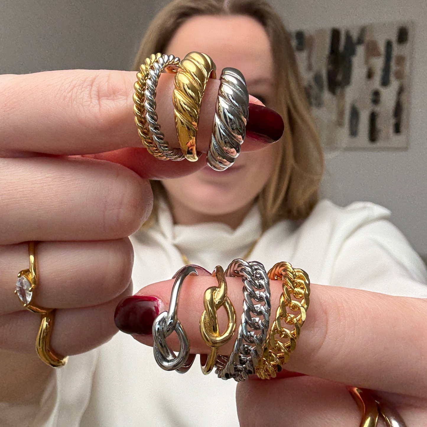 Ringe in großen Größen 63 / 65 / 68