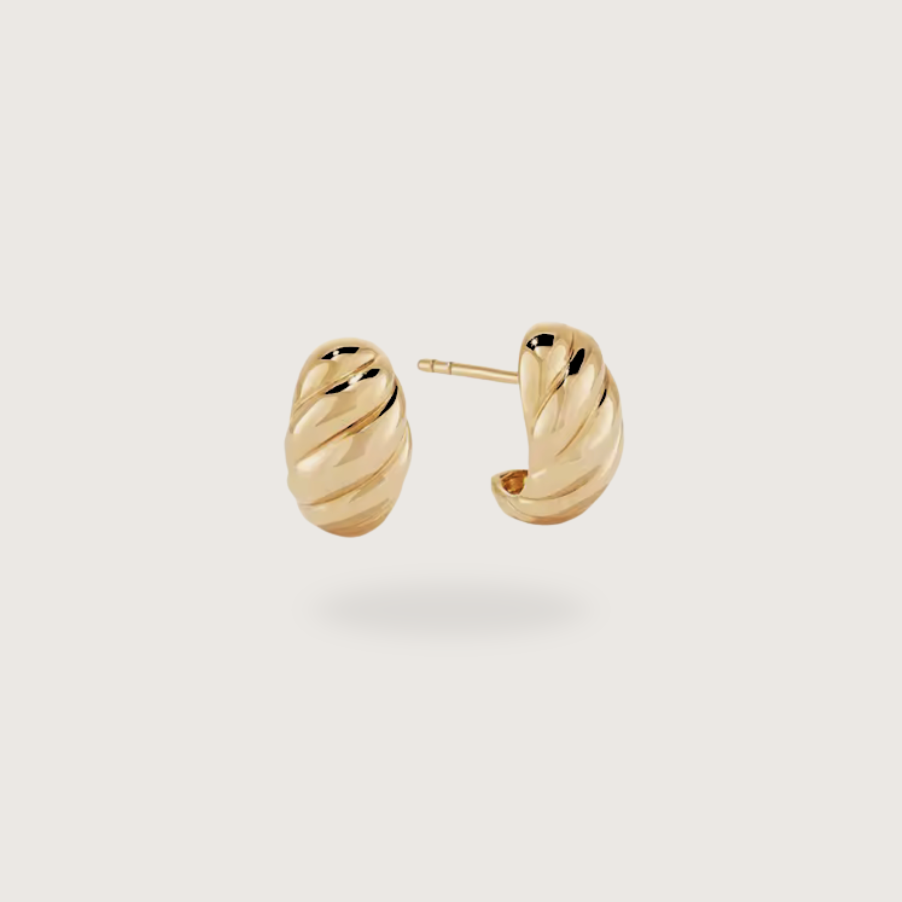 Croissant Ohrstecker