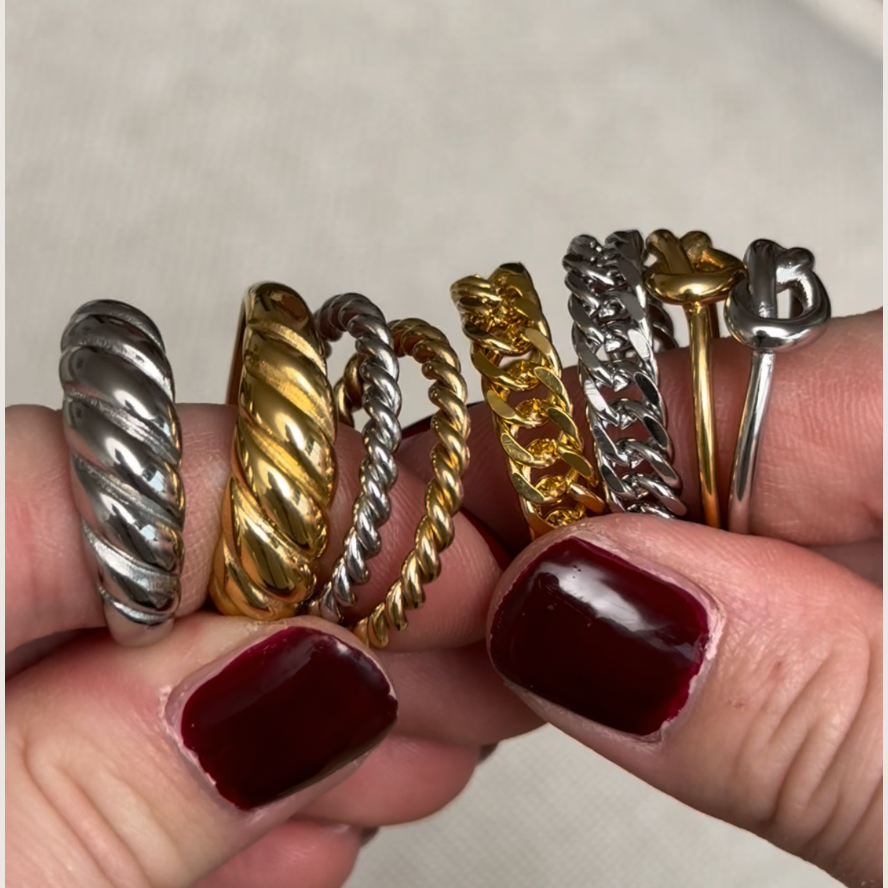 Ringe in großen Größen 63 / 65 / 68