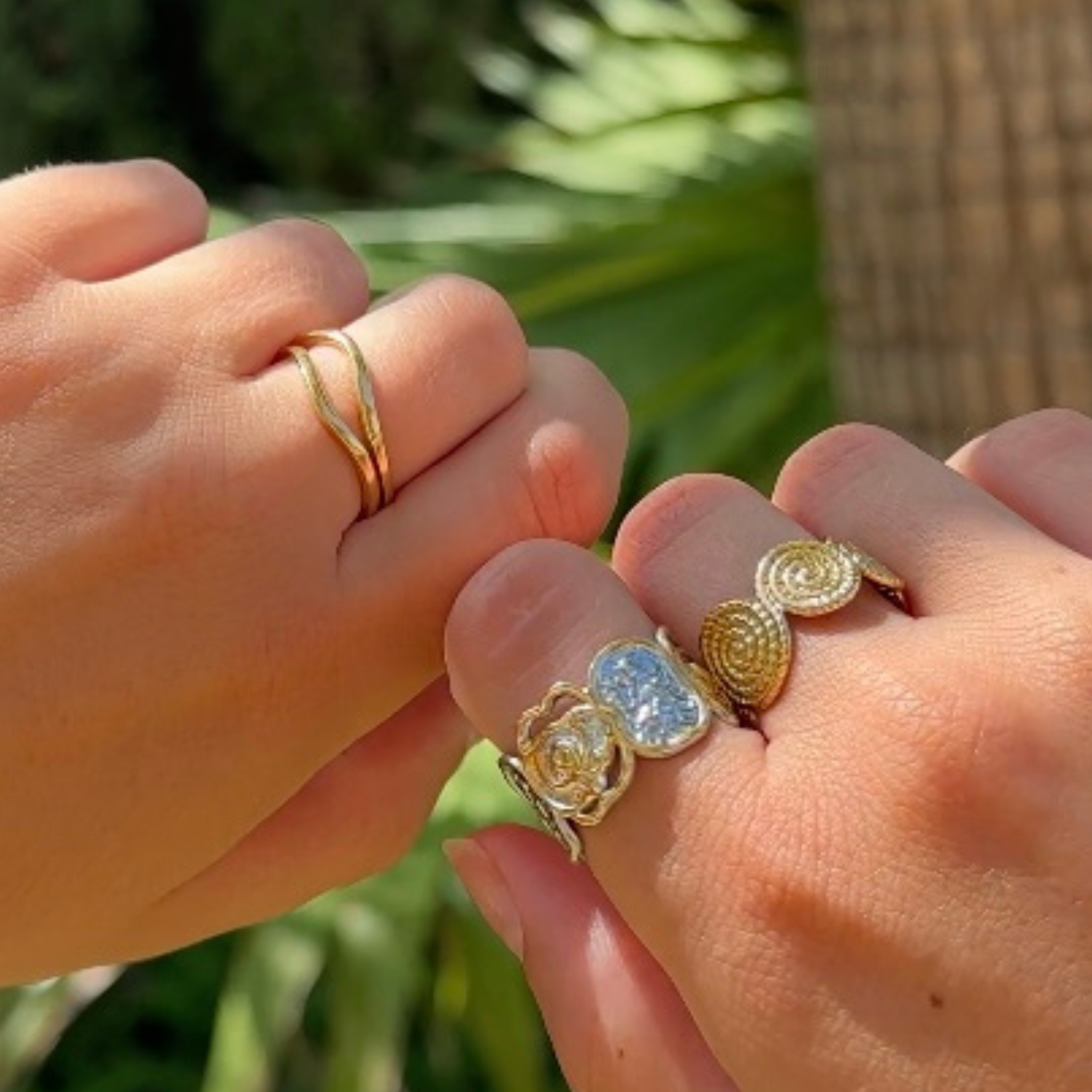 Summer Spiral Ring | Größenverstellbar