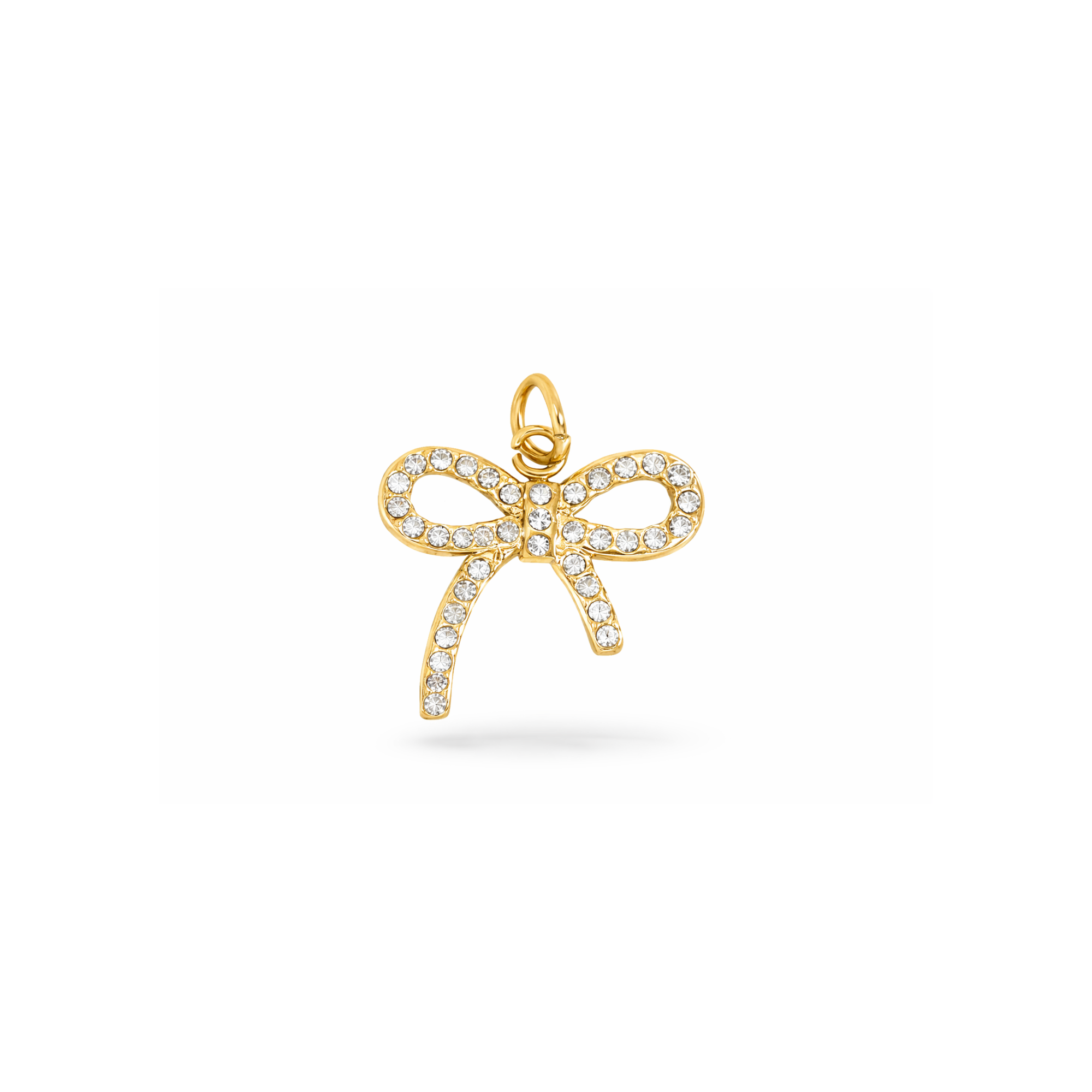 Glitter Bow Charm