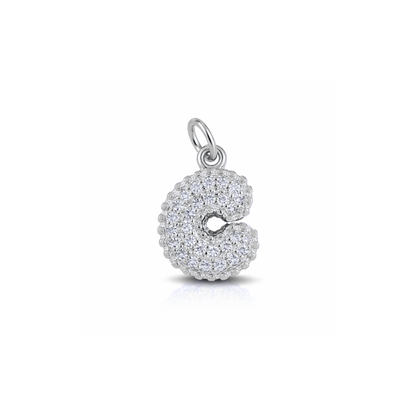 Balloon Letter Charm Glitter