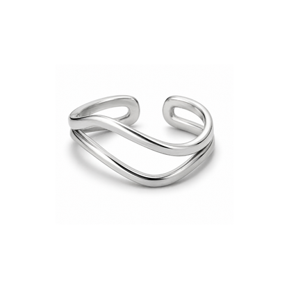 Two Line Ring | Größenverstellbar