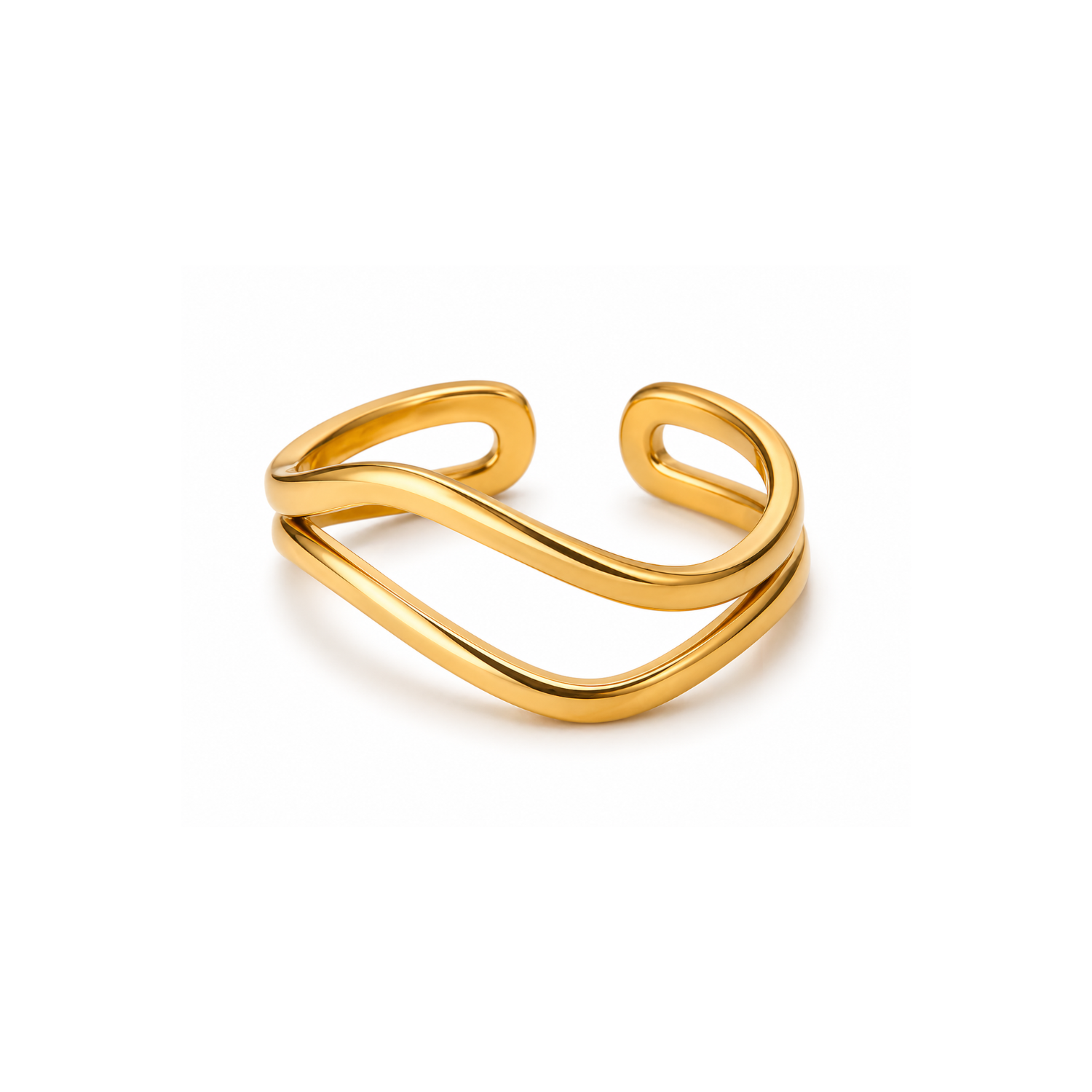 Two Line Ring | Größenverstellbar