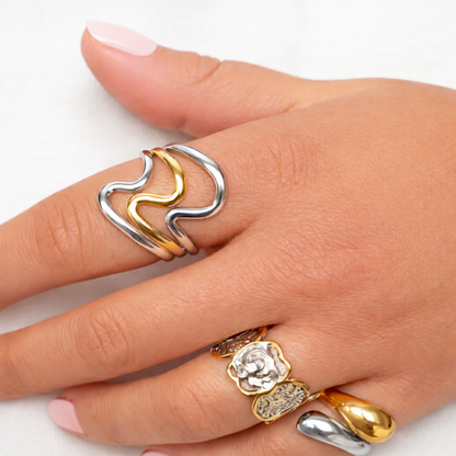 Curved Ring | Größenverstellbar