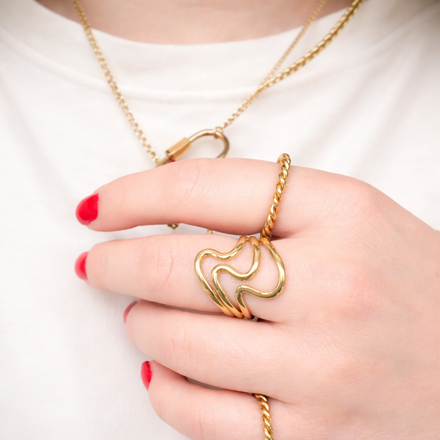 Curved Ring | Größenverstellbar