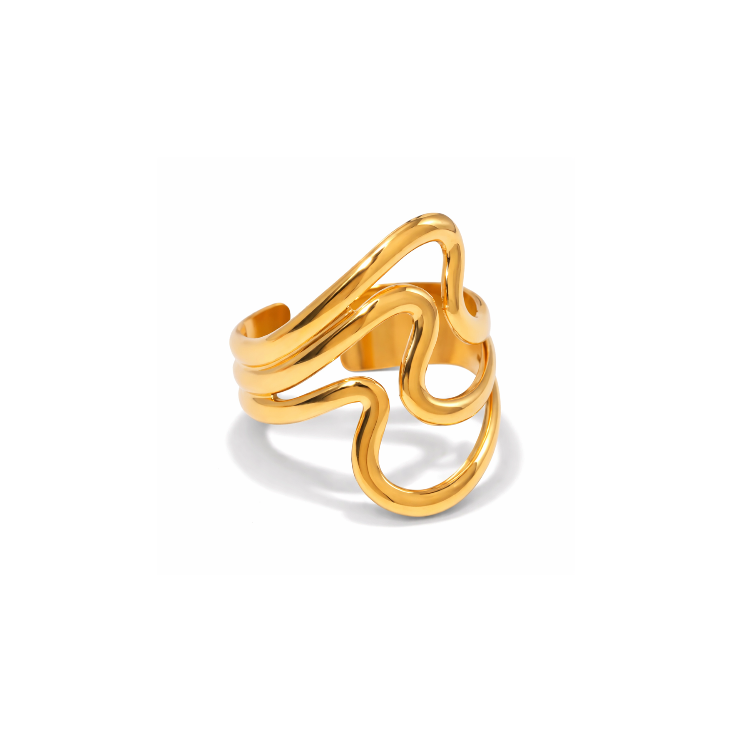 Curved Ring | Größenverstellbar
