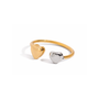 Double Heart Ring | Größenverstellbar