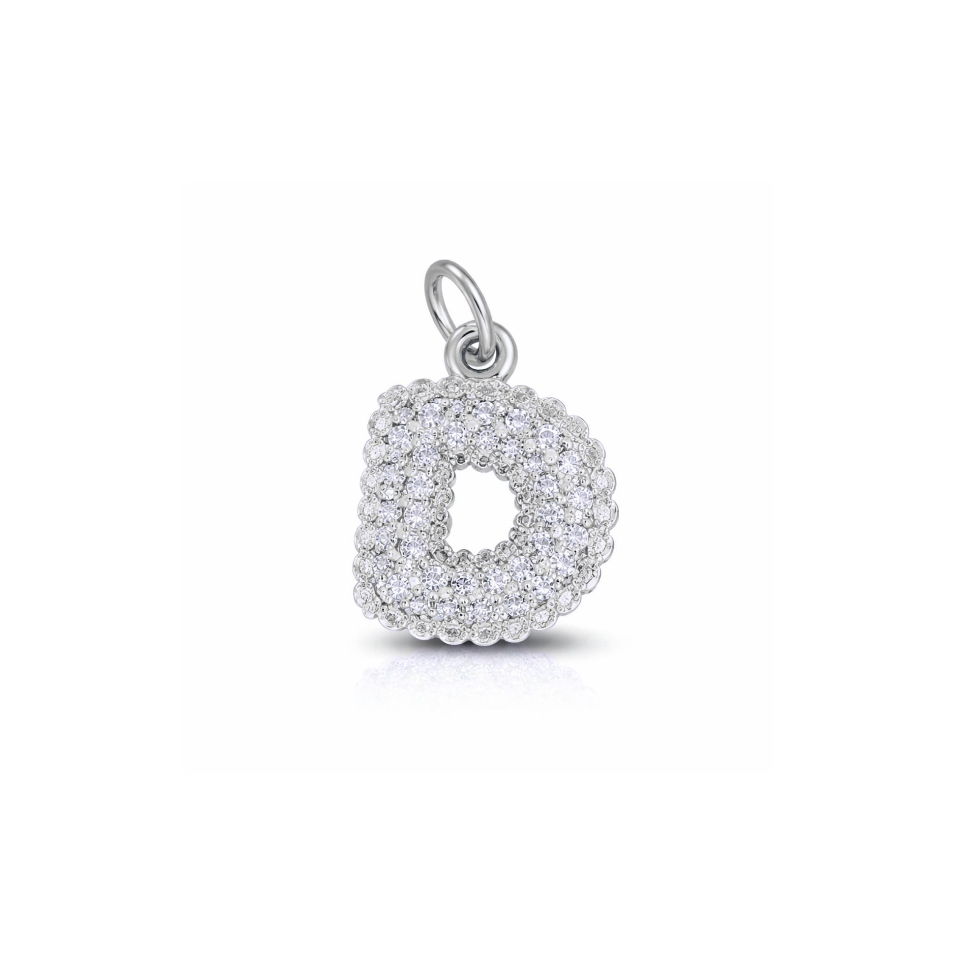 Balloon Letter Charm Glitter