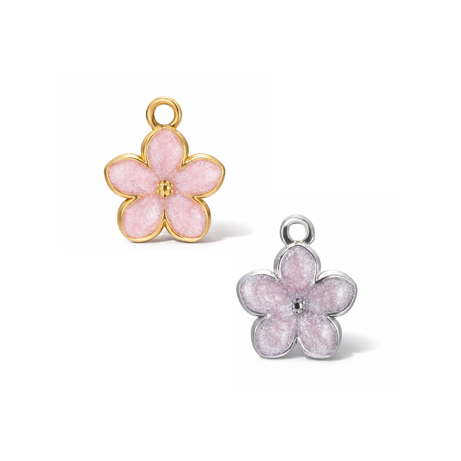Rosa Blümchen Charm