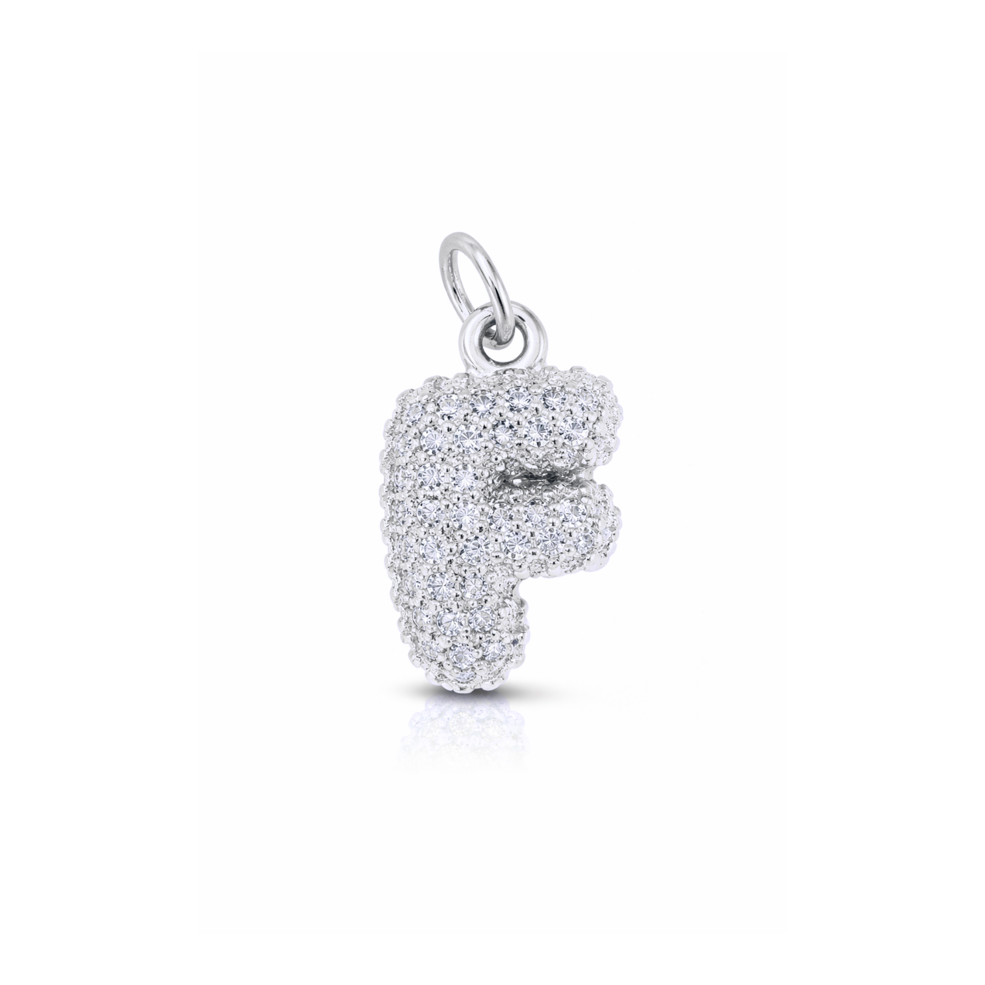 Balloon Letter Charm Glitter