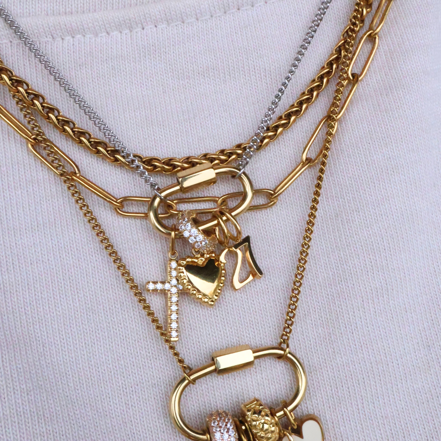 Bling Cross Charm