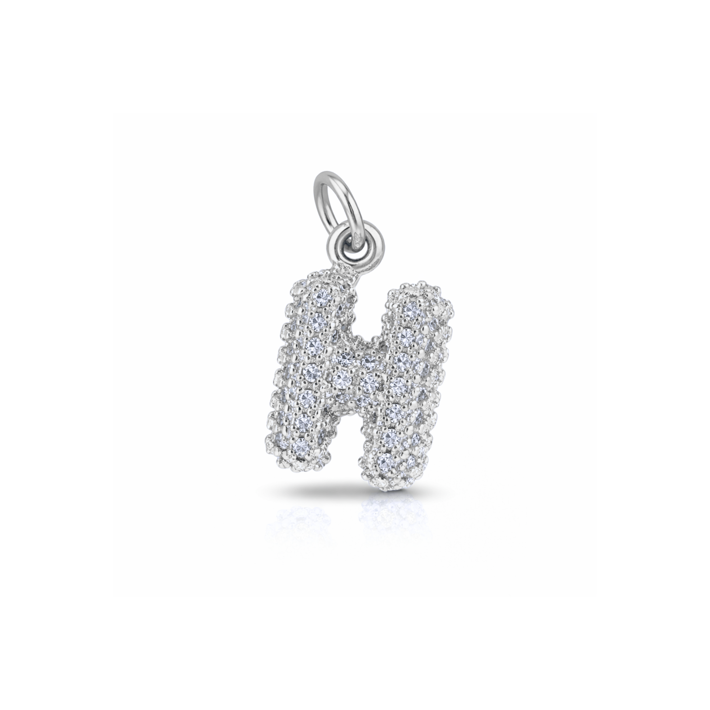 Balloon Letter Charm Glitter