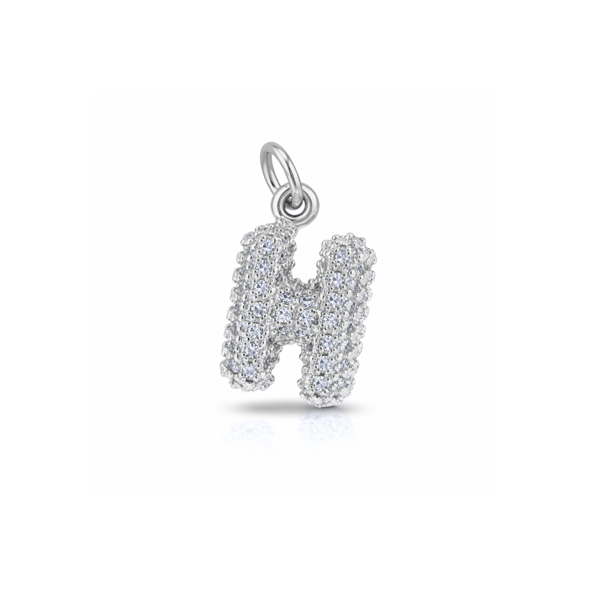 Balloon Letter Charm Glitter