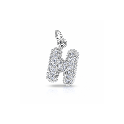 Balloon Letter Charm Glitter