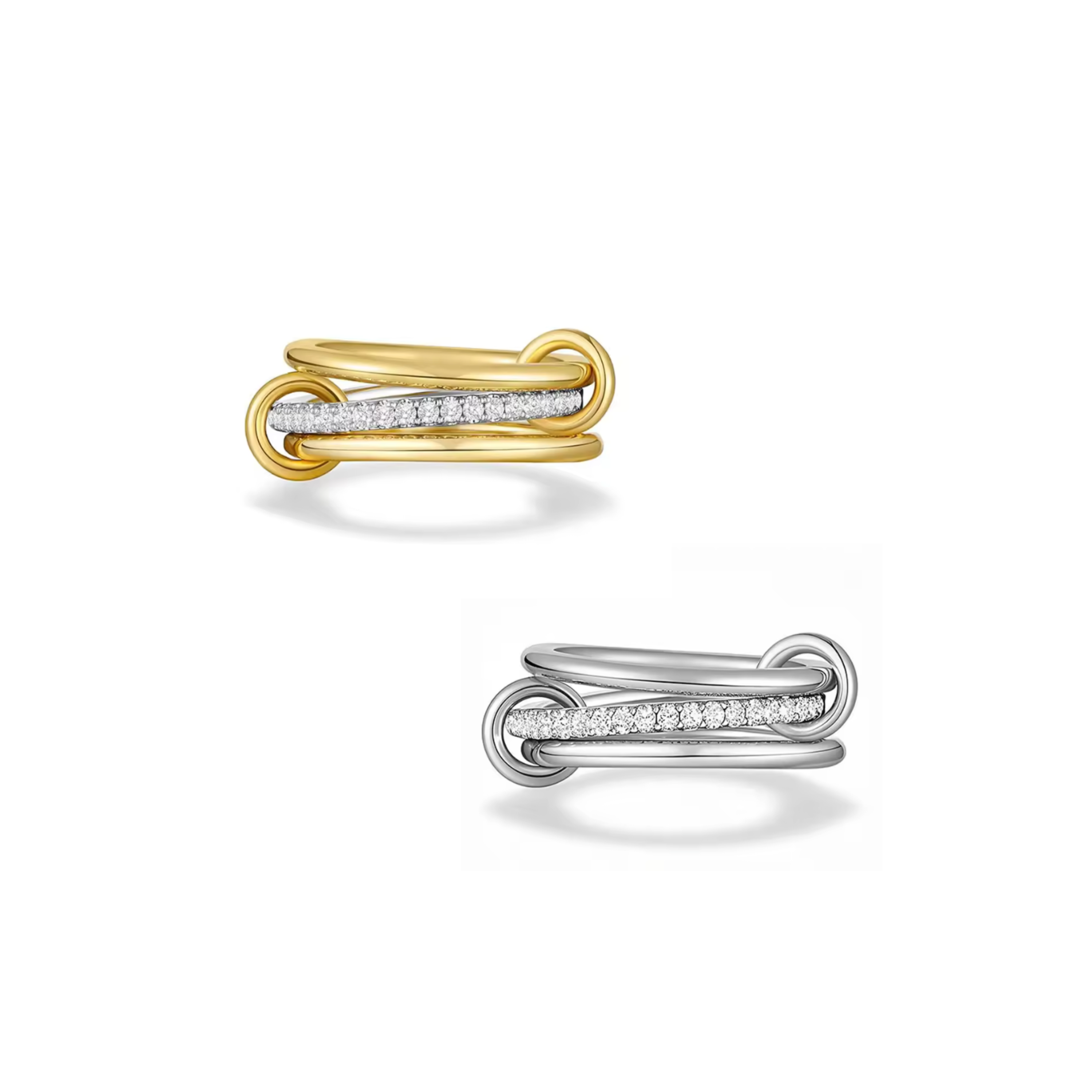 Chain Ring Glitter