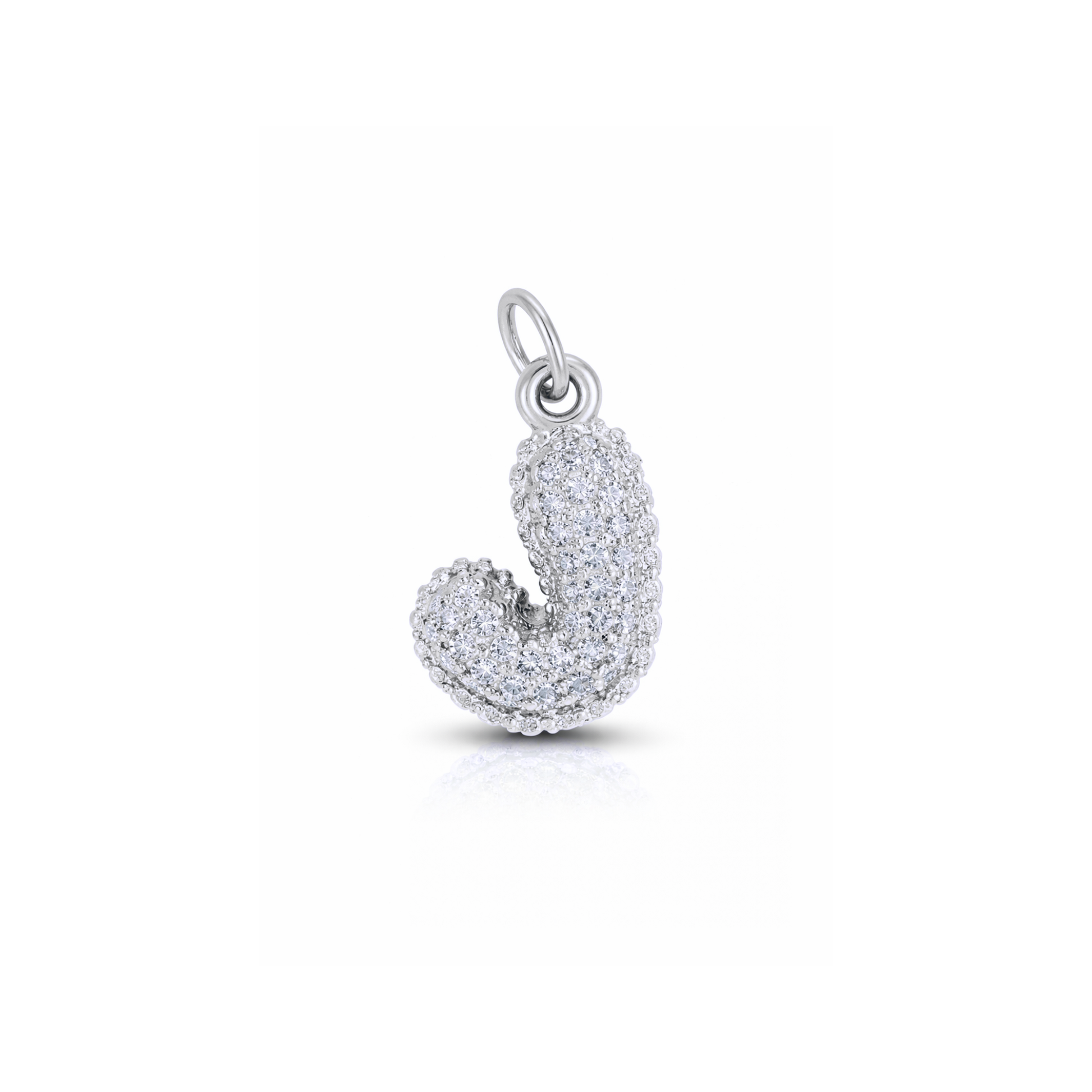 Balloon Letter Charm Glitter