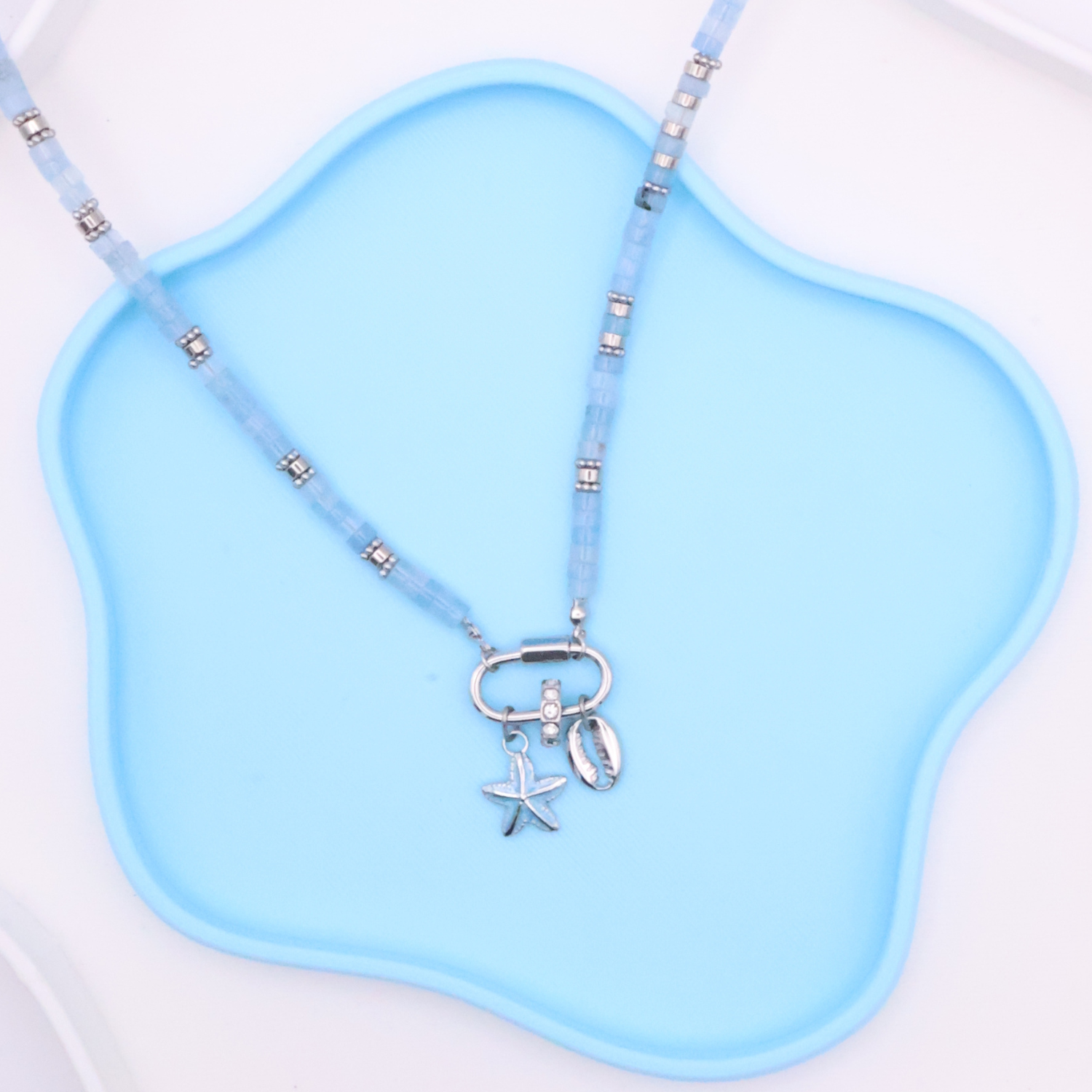 ENDLESS SUMMER | Beads Kette Blue Lagoon