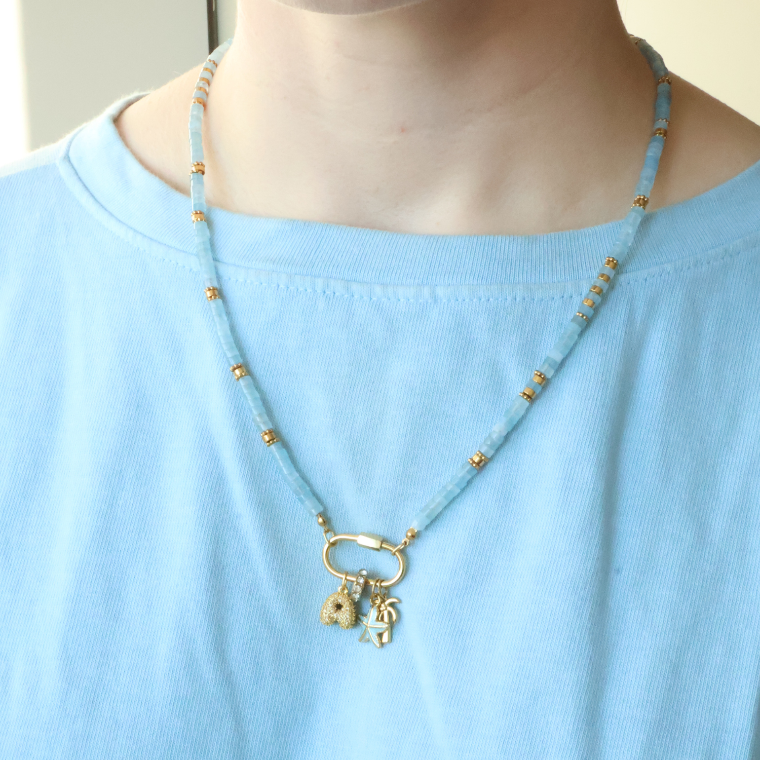 ENDLESS SUMMER | Beads Kette Blue Lagoon