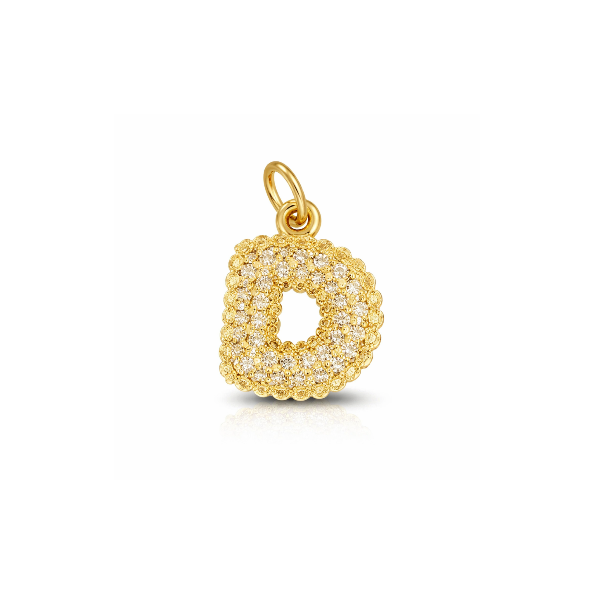 Balloon Letter Charm Glitter