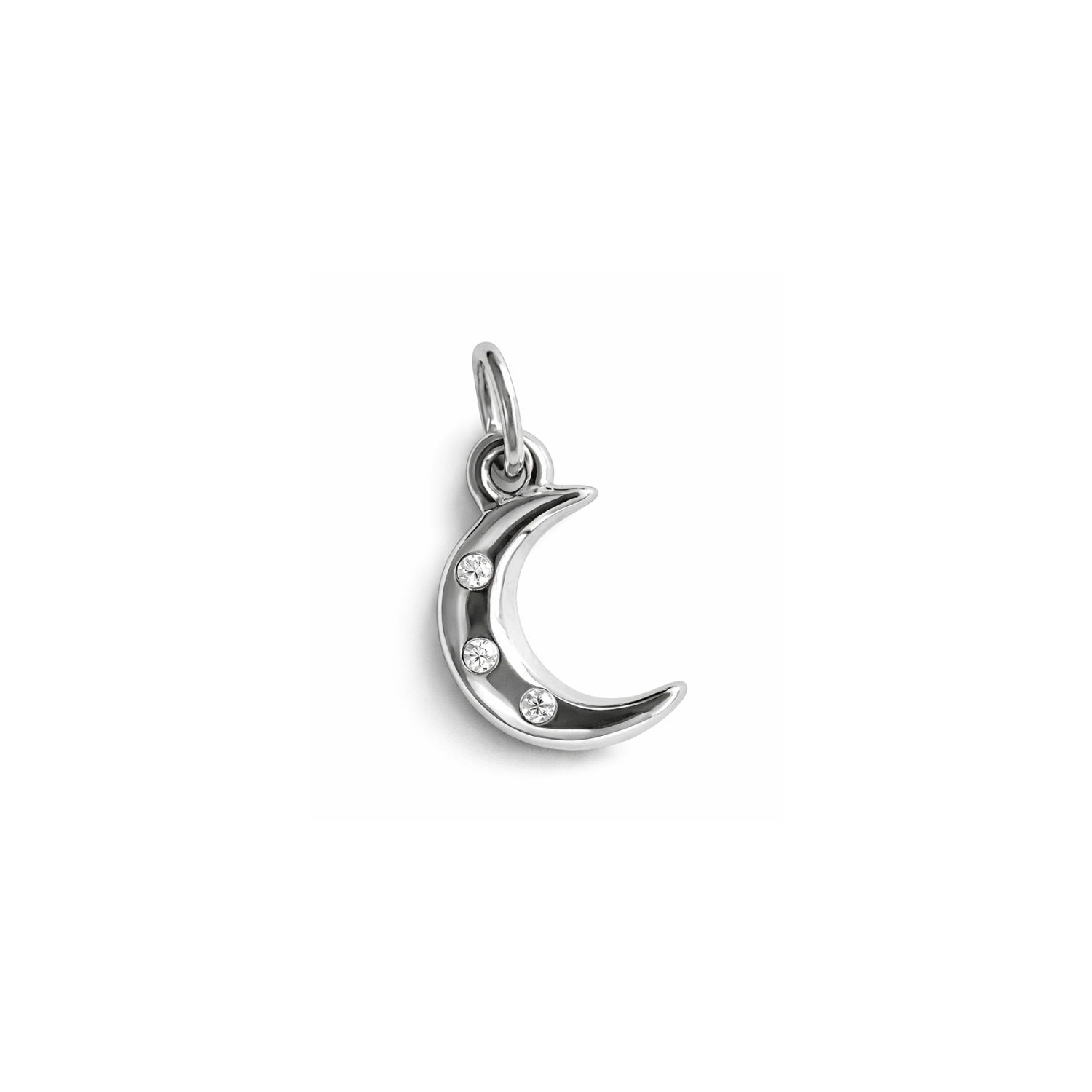 Glitter Moon Charm