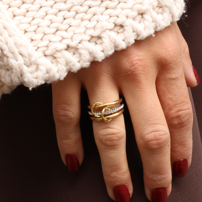 Chain Ring Glitter