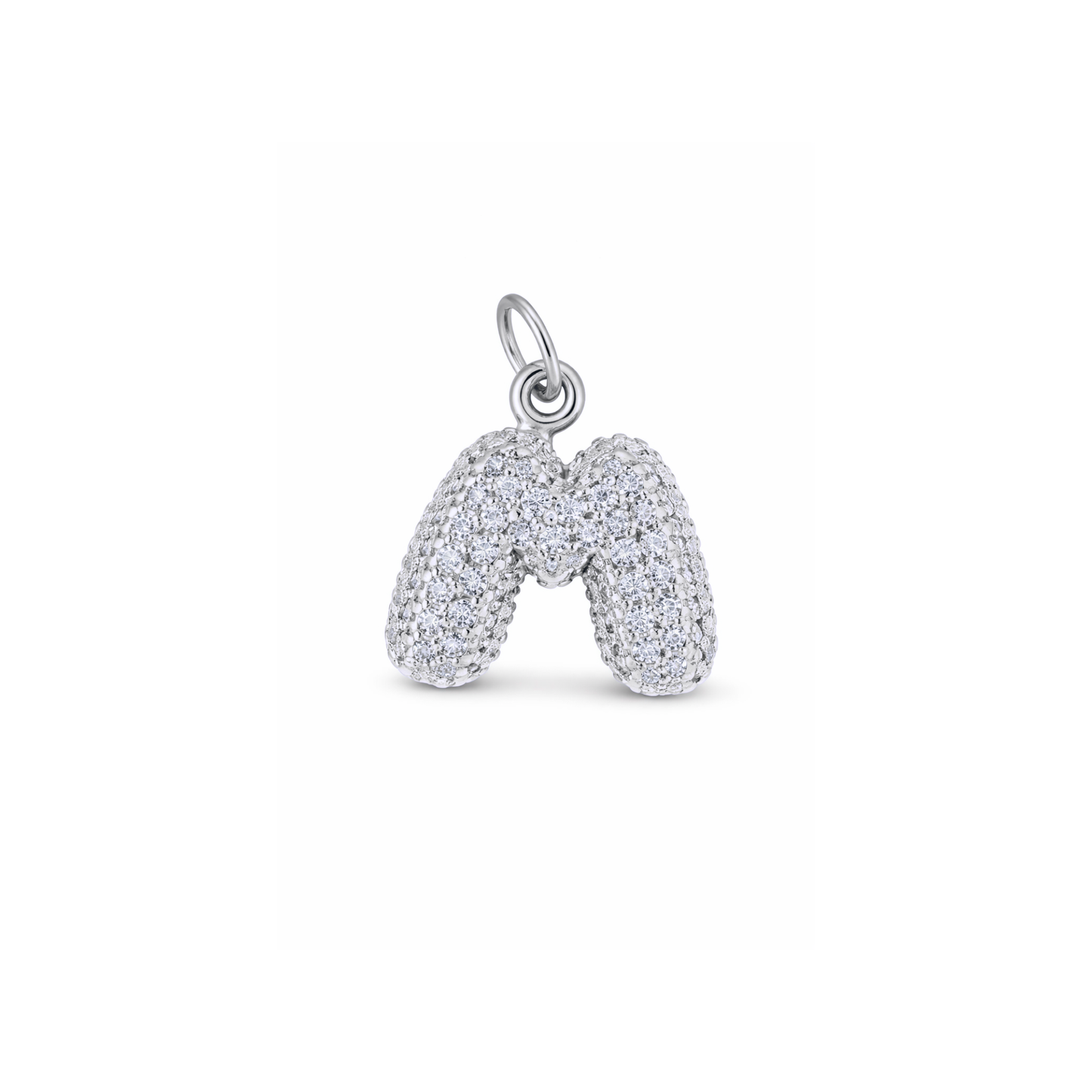 Balloon Letter Charm Glitter