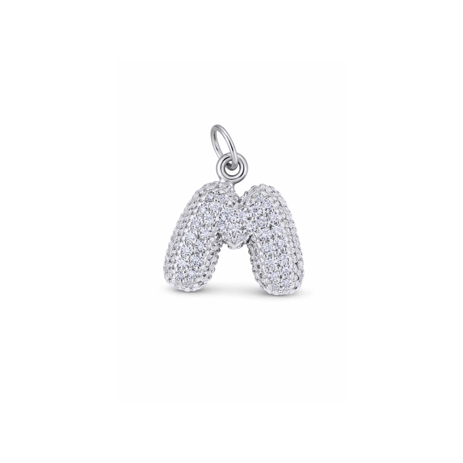 Balloon Letter Charm Glitter