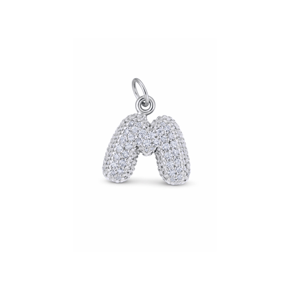 Balloon Letter Charm Glitter