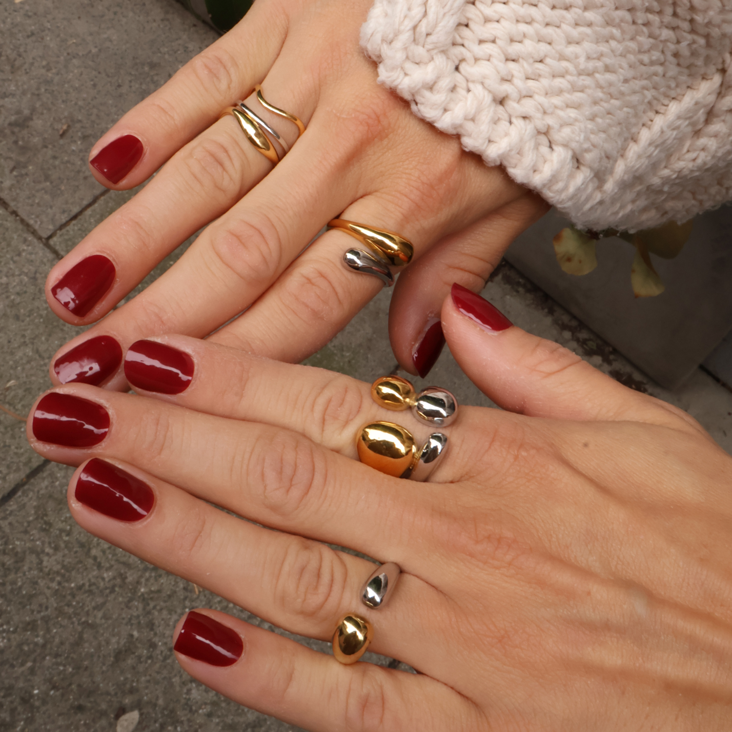 Crossover Ring | Größenverstellbar