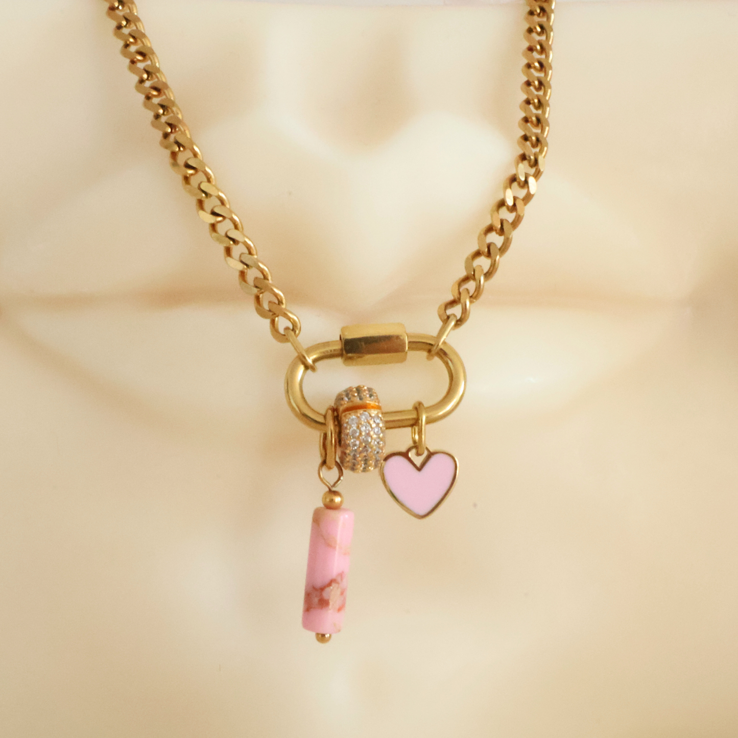 LULO Charm | Rose Quartz