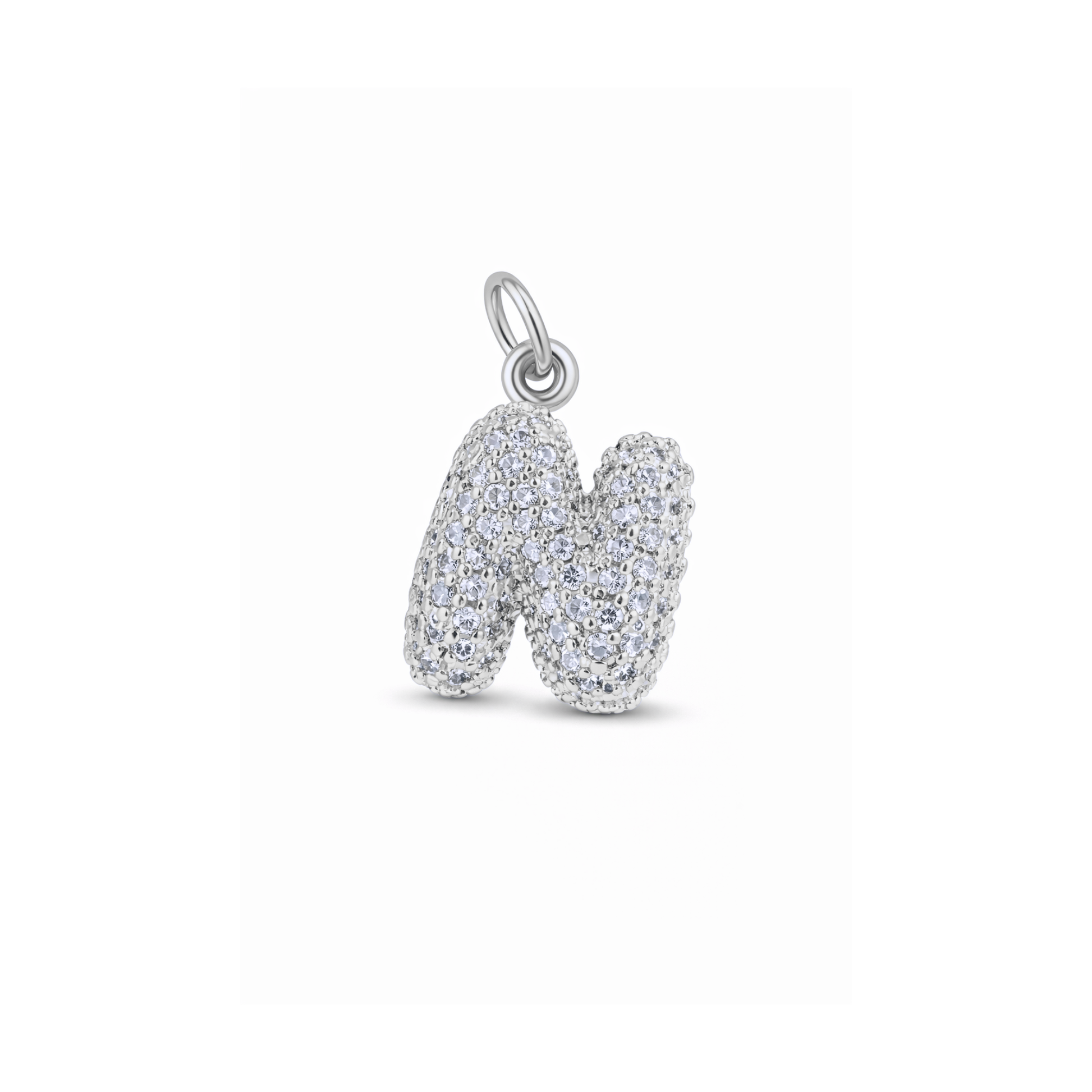 Balloon Letter Charm Glitter